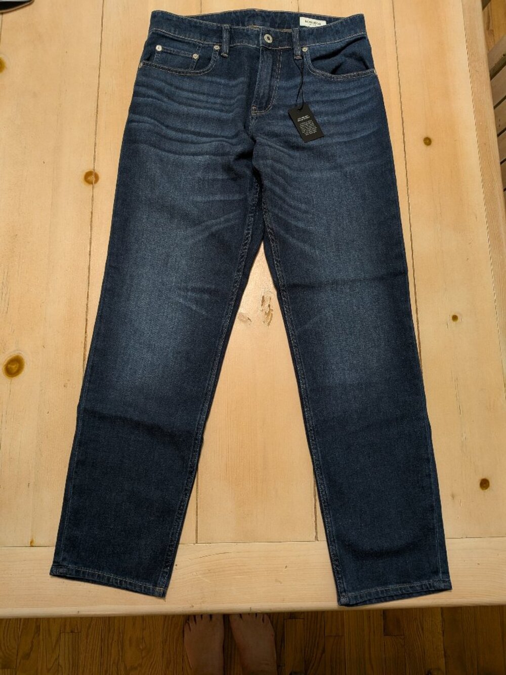 Bonobos Men's Athletic Jeans 30x30 Dark Wash Stretch Denim 5 Pocket